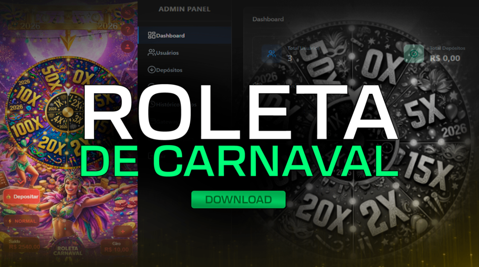 Script Roleta Carnaval
